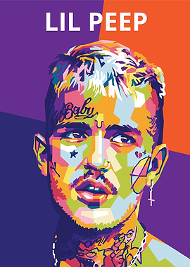 Lil Peep Pop Art