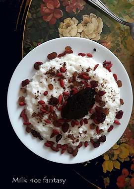 Milk rice fantasy