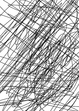 ABSTRACT LINE CURVE PEN