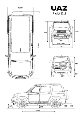 BNW UAZ Patriot 2019