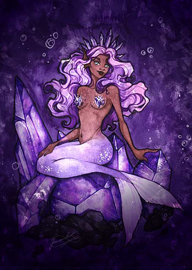 Ultra Violet Mermaid
