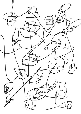 abstract spiral original