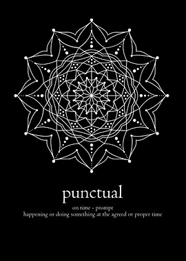 Mandala word punctual
