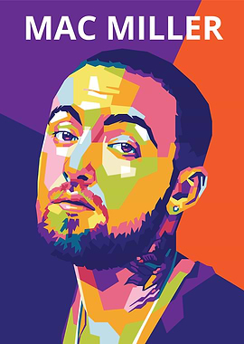 Mac Miller Pop Art