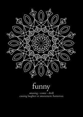 Mandala word funny