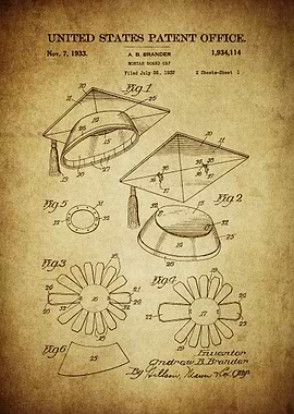 Mortar Board Cap Patent