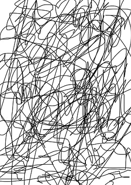 ABSTRACT LINE CURVE PEN