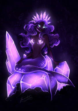 Ultra Violet Mermaid
