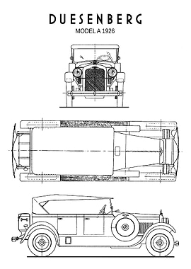 BNW Duesenberg Model A 192