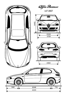 BNW Alfa Romeo 147 2007