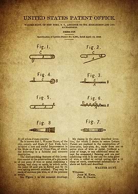 Safety Pin Patent
