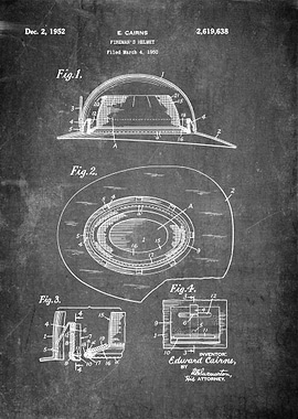 Firemans Helmet Patent