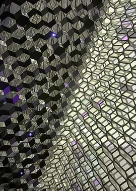 Diagonal Windows Greyscale