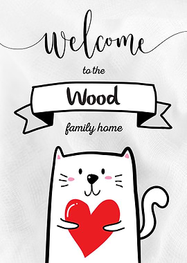 Wood Family Home Cat