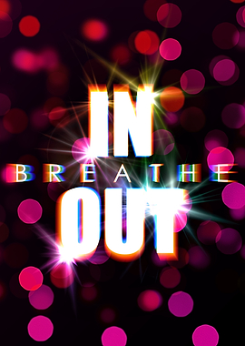 Breathe In Breathe Out Red