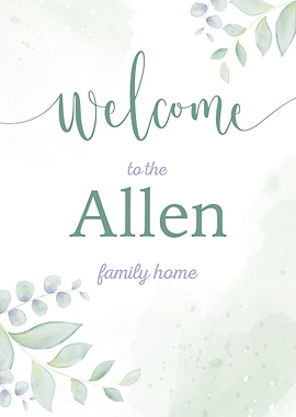 Welcome Allen Family