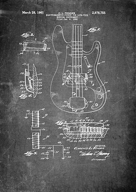 Electric Guitar Patent