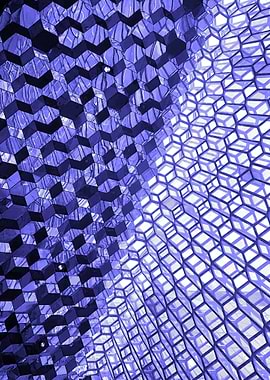 Diagonal Windows Purple