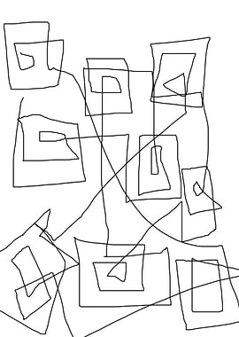 original abstract square