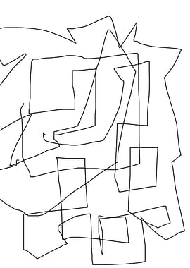 original square abstract