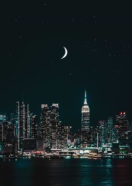 New York at night