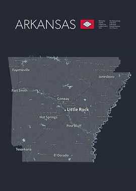 ARKANSAS Map