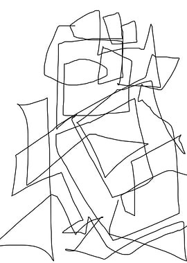 original square abstract