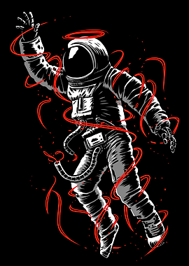 Astronaut dynamic lines
