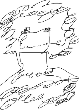 original abstract pen