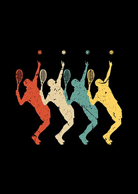 70s Tennis Player Vintage