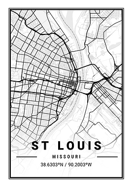 St Louis Light City Map