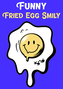 Funny Fried Egg Smily