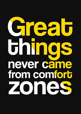 great things never came