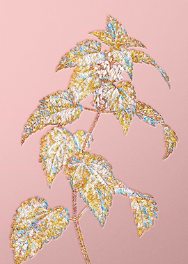 Pink Crystal Mosaic Roses