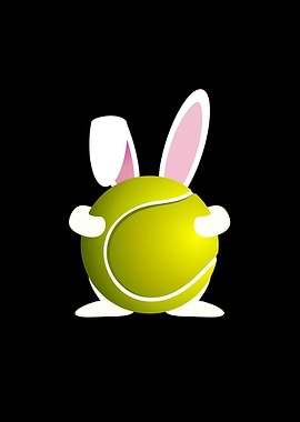 Easter Bunny Tennis Ball