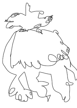 Original abstract pen