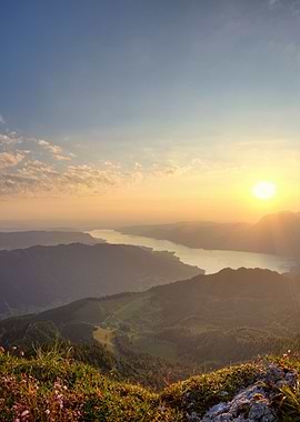 Sunrise in the mountains 2