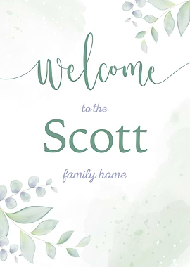 Welcome Scott Family