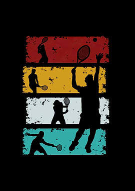 Vintage Tennis Poster