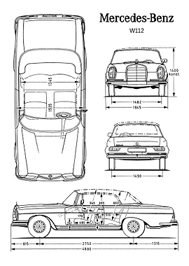 BNW MercedesBenz W112