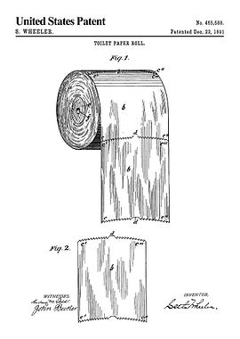 1891 toilet paper roll