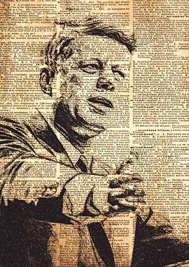 Kennedy Vintage Art Print