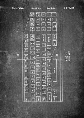 PC Keyboard Patent