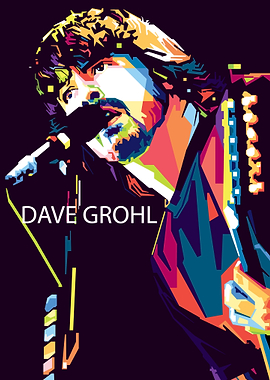 Dave Grohl in wpap disgn