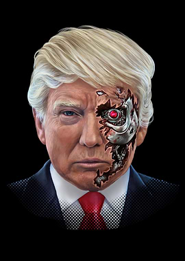 Cyborg Donald Trump USA