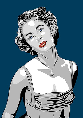 Elizabeth Taylor Portrait