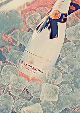 Iced Champagne Moet