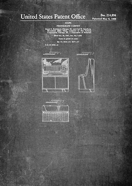Phonograph Cabinet Patent