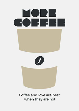 Typography Coffee Poster