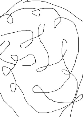 stroke of abstract line